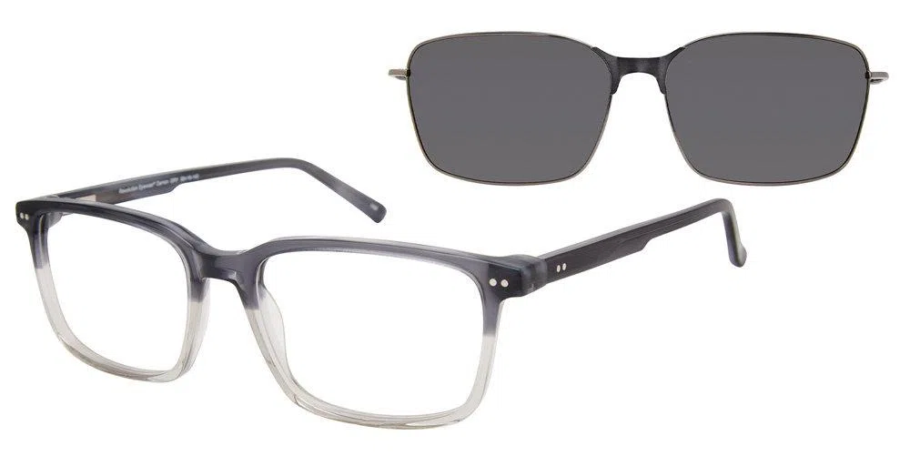 Revolution REV-DAMON-w/Clip Eyeglasses